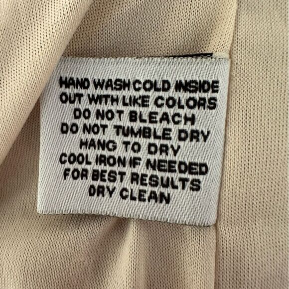 Walter Baker Midi Pull On Skirt Pleated Shimmer Beige Women’s 6 Ballet - Picture 10 of 10